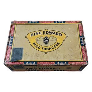 Imperial King Edward Vii Cigar Box